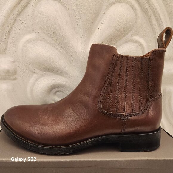 Franco Sarto "Linc" Brown Leather Booties. NIB. Size 6.5 - Picture 2 of 14